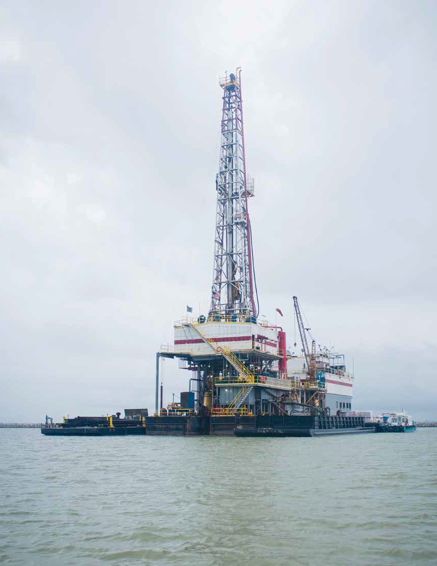 DRILL RIG BARGE